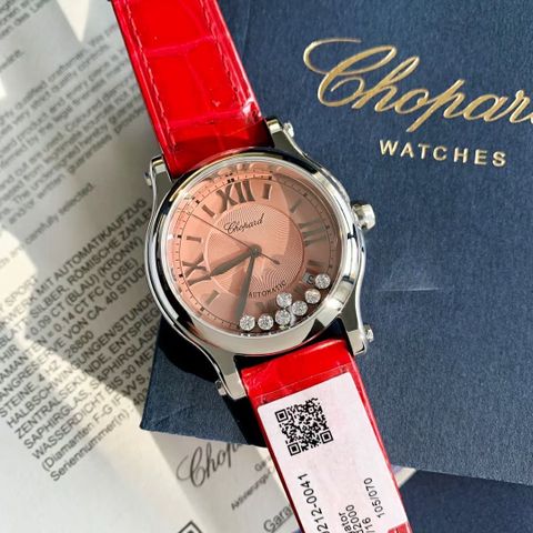 Đồng hồ nữ chopard* máy cơ dây cá sấu VIP 1:1