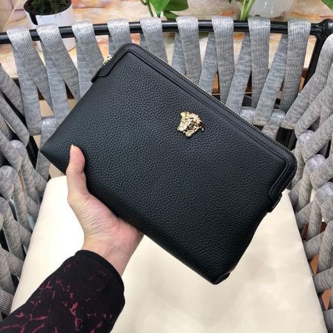 Clutch versace nam nữ da mềm đẹp 25cm