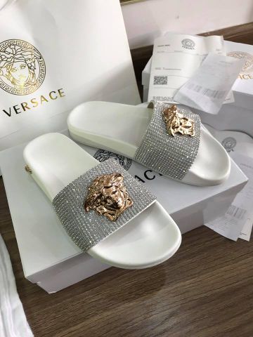 Dép nam nữ versace quai đá