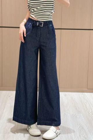 Quần Nữ Ống Rộng Denim YSL*