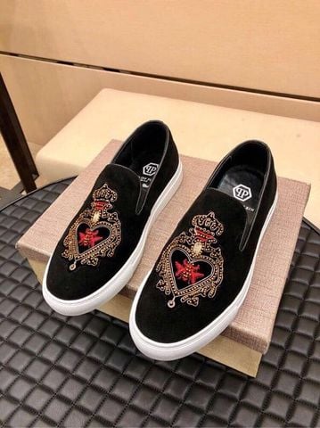 Giày slip on nam PHILIPP PLEIN thêu hạt