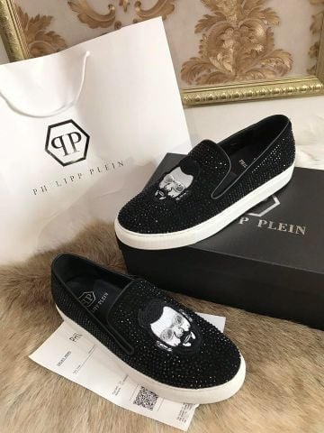 Giày slip on nam PHILIPP PLEIN đính đá