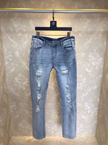 Quần jeans nam LV màu xanh nhạt đẹp