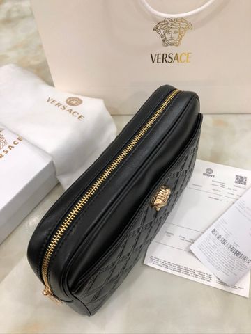 Clutch VERSACE nam nữ da mềm đập hoạ tiết đẹp cao cấp size 28cm