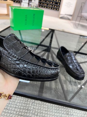 Giày lười Bottega* Veneta* da cá sấu nhập khẩu VIP 1:1