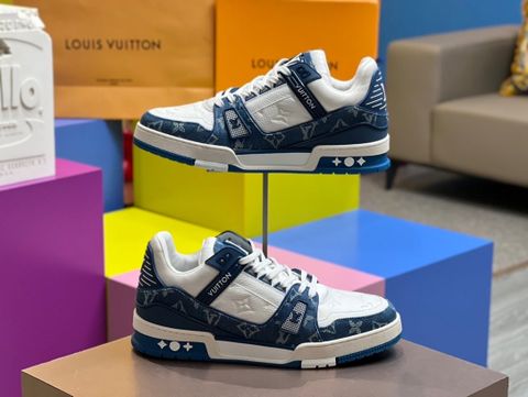 Sneaker LV* trainer phối hoạ tiết Monogram kiểu đẹp VIP 1:1