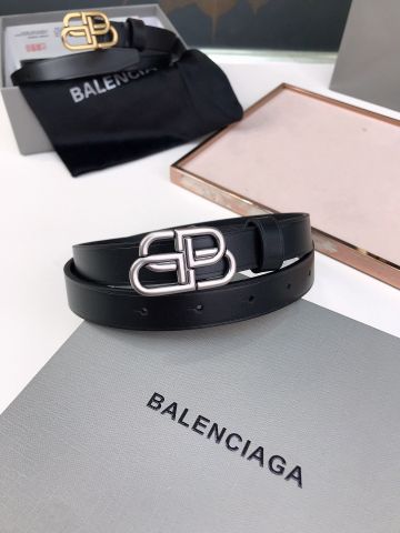 Belt nữ BALENCIAGA* dây da bò bản nhỏ 2cm hàng cao cấp