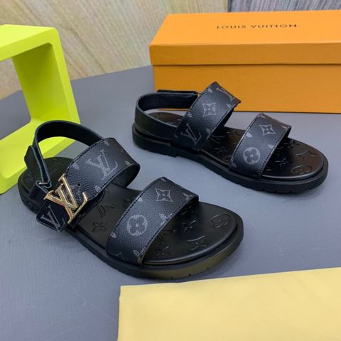 Sandal nam LV* quai hoạ tiết Monogram đẹp cao cấp