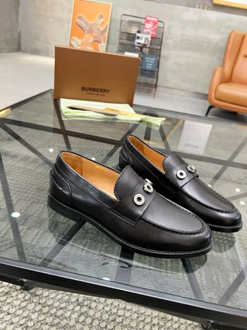 Giày nam Loafer BURBERRY* da bò khoá bạc kiểu đẹp sang lịch lãm VIP 1:1