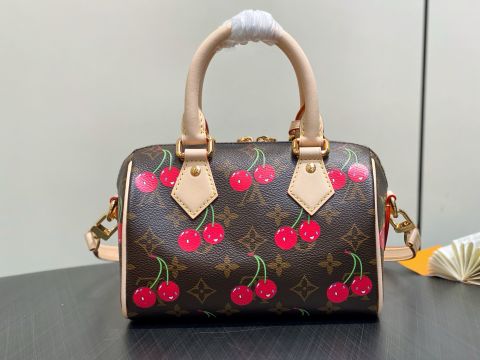 Túi xách nữ L*V  Cherry Monogram Speedy  Bandoulière