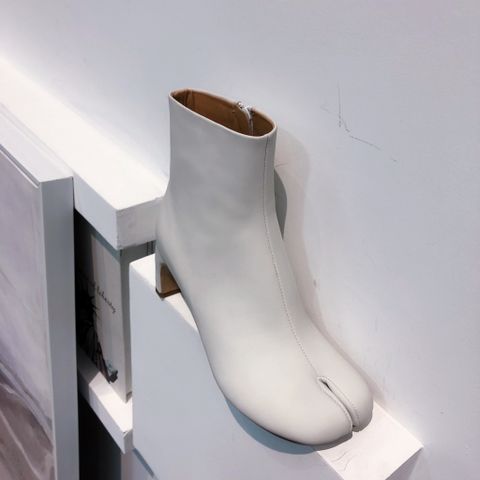 Boot móng heo Maison* Margiela* da bò mềm