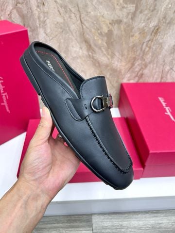 Giày sục nam SALVATOR*E da bò lỳ