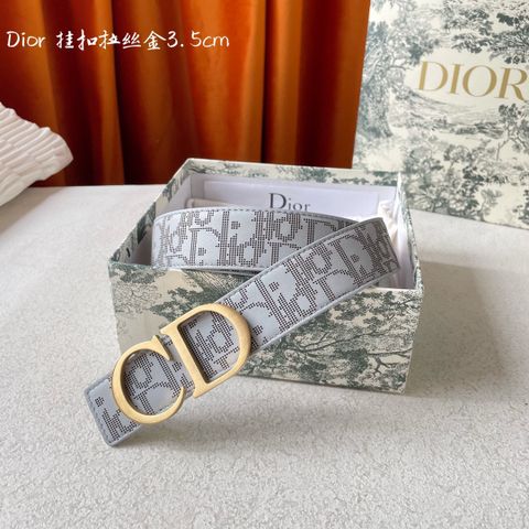 Belt DIOR* nam nữ bản 3,5cm hoạ tiết oblique dây dùng được cả 2 mặt siêu đẹp cao cấp