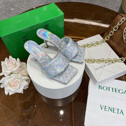 Sandal cao gót BOTTEGA* VENETA* quai da đan mẫu mới