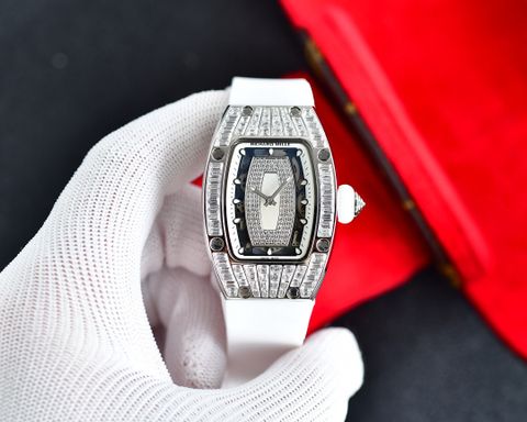 Đồng hồ nữ RICHARD* MILLE* thể thao dây cao su máy cơ mặt nạm kim đẹp hàng VIP 1:1