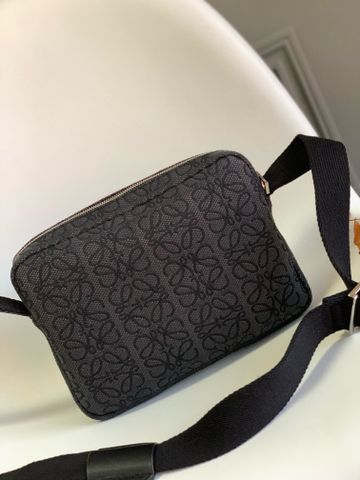 Túi Loe*We* nam nữ đeo chéo hoạ tiết Logo cao cấp chất vải bền xịn đẹp