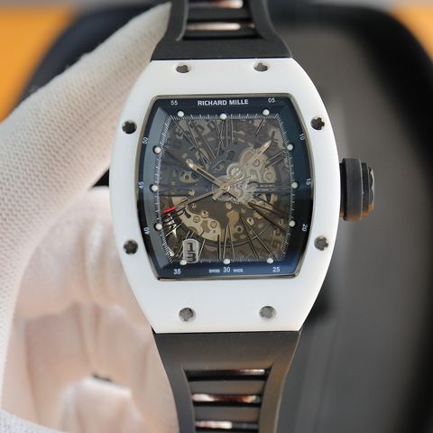 Đồng hồ nam RICHARD* MILLE* thể thao lộ cơ dây cao su đẹp độc nhiều màu VIP 1:1