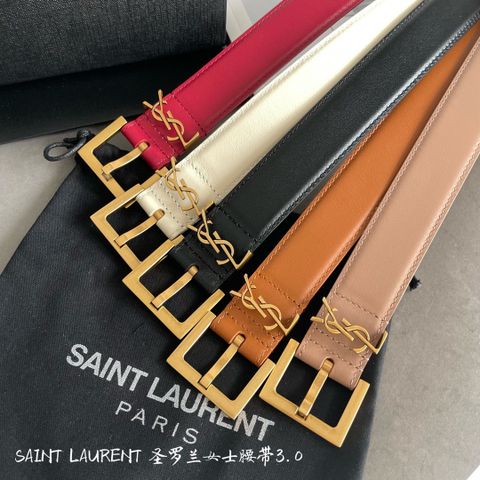 Belt nữ YSL* bản 3.0cm da bò cao cấp