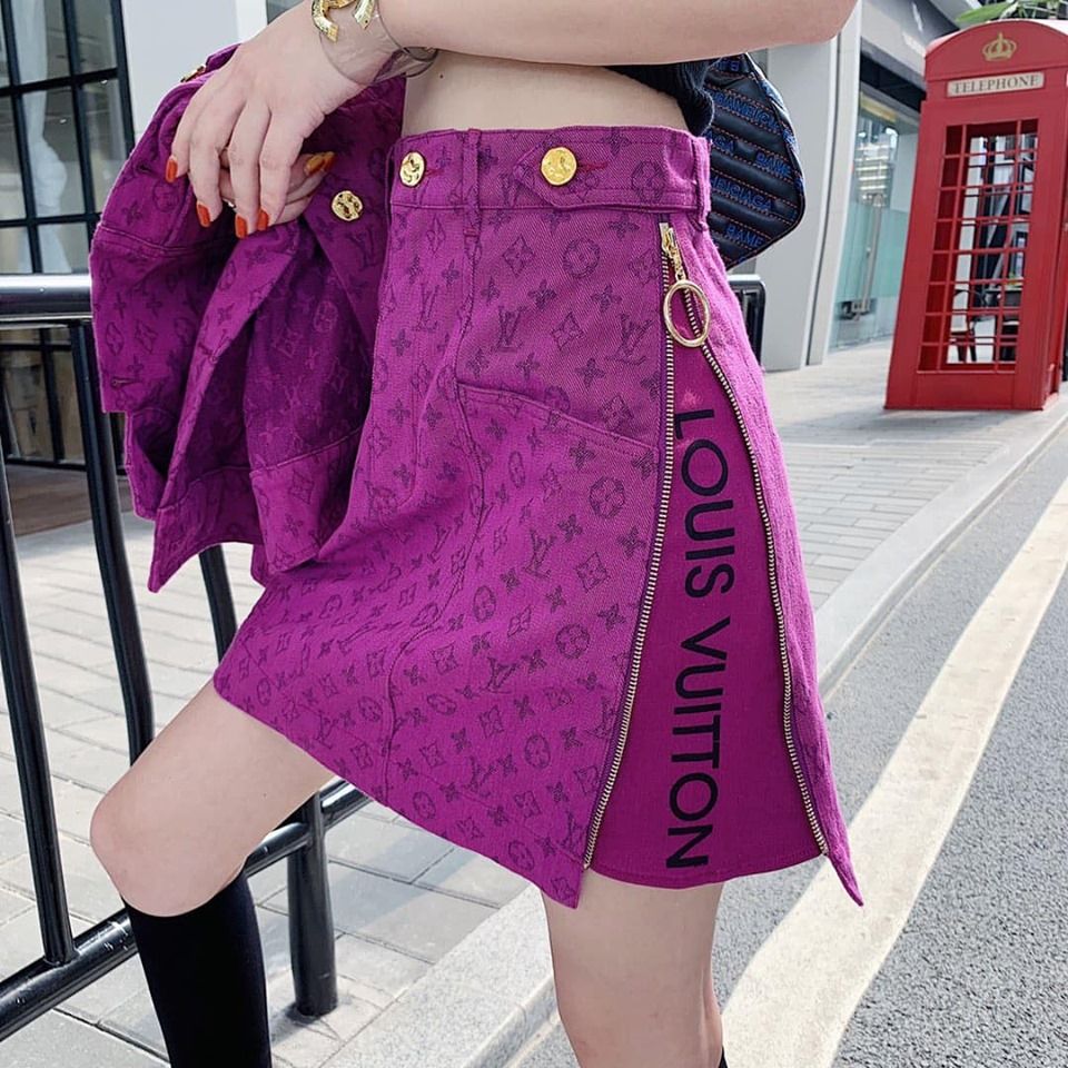 ORDER Chân váy Louis Vuitton denim
