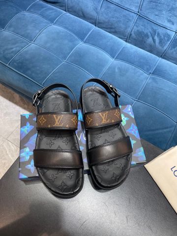 Sandal nam LV* quai và đế hoạ tiết Monogram đẹp độc hàng cao cấp mẫu mới