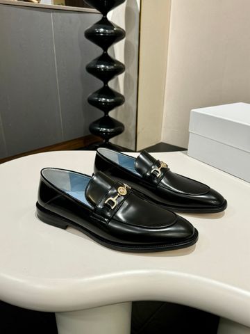 Giày âu VERSACE* da bò cao cấp lót blue light đẹp lịch lãm VIP 1:1