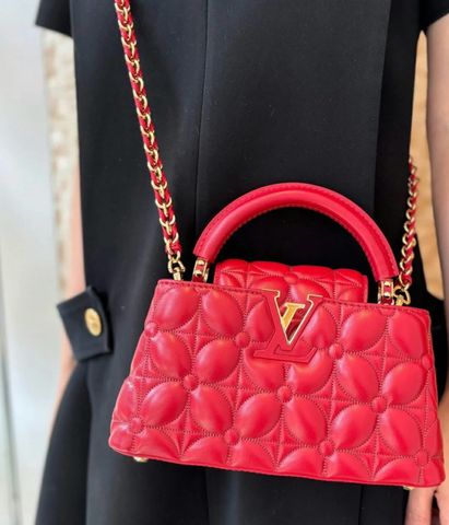 Túi xách nữ L*V Capucines Trần Vân hoa Monogram nổi đẹp VIP 1:1