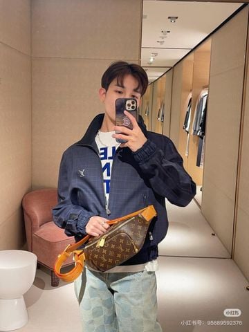 Túi L*V nam nữ Rush JM Monogram