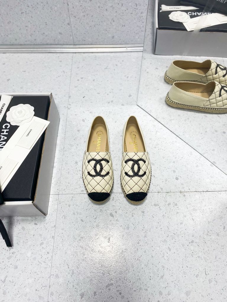 Giày Đế Cói Chanel Hàng VIP chuẩn Authentic Sẵn hàng Free Ship #41 Giày Đế Cói Chanel Hàng VIP chuẩn Authentic Sẵn hàng Free Ship
