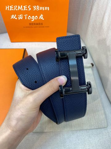 Belt nam HERMES* Dây da sử dụng được cả hai mặt đẹp và tiện lợi cao cấp