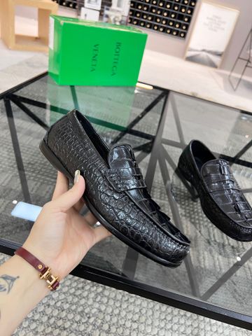 Giày lười Bottega* Veneta* da cá sấu nhập khẩu VIP 1:1