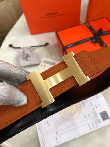 Belt nữ Hermes* dây da bò togo mềm cao cấp bản 3,2cm