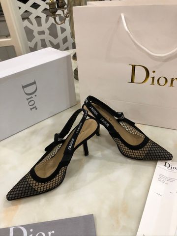 Giày cao gót Dior lưới đẹp sang cao cấp loại 6cm và 9cm