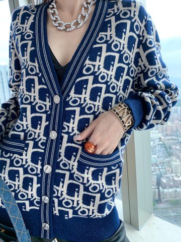 Áo Blazer len nữ Dior* hoạ tiết đẹp SIÊU CẤP