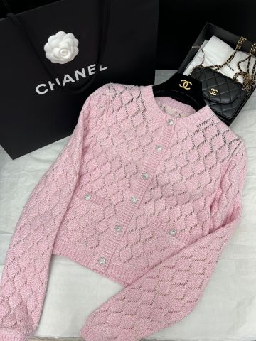 Áo len nữ chanel* hồng VIP 1:1