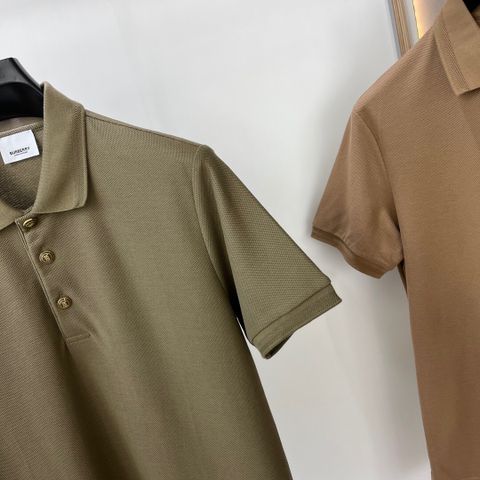 Áo phông nam có cổ BURBERRY* có 2 tone màu mới màu nâu và rêu quá đẹp