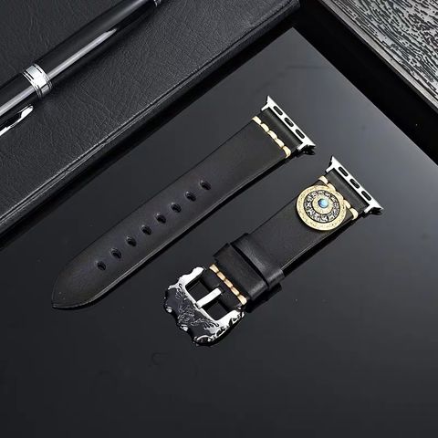 Dây da đồng hồ smart watch đẹp độc cao cấp