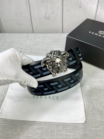 Belt nam VERSACE* dây da bò in hoạ tiết đẹp độc mẫu mới SIÊU CẤP