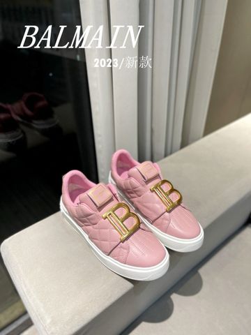 Giày thể thao nam nữ BALMAIN* da bê trần vân trám đẹp VIP 1:1