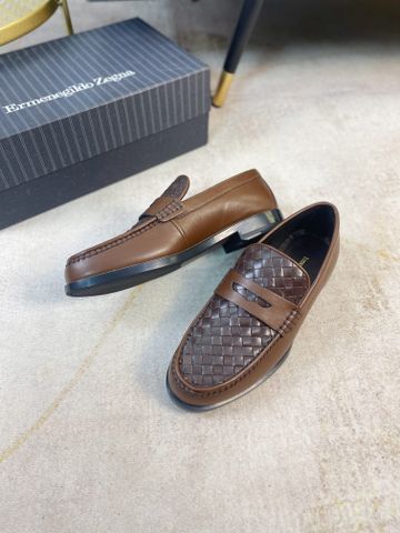 Giày âu lười zegna* da bò đan phối da lỳ kiểu đẹp lịch lãm SIÊU CẤP