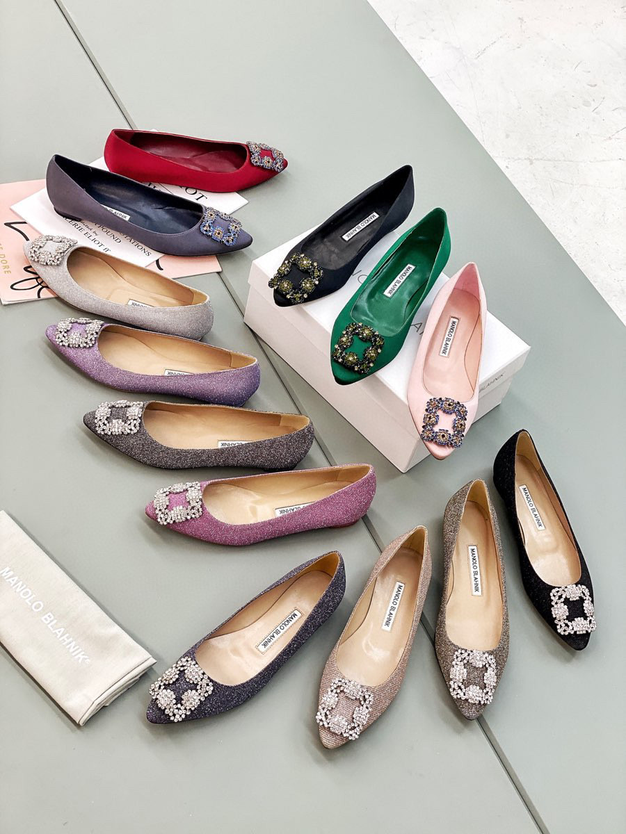 Sepatu Manolo Blahnik Ofertas New Vtg Manolo Blahnik Strappy Ankle