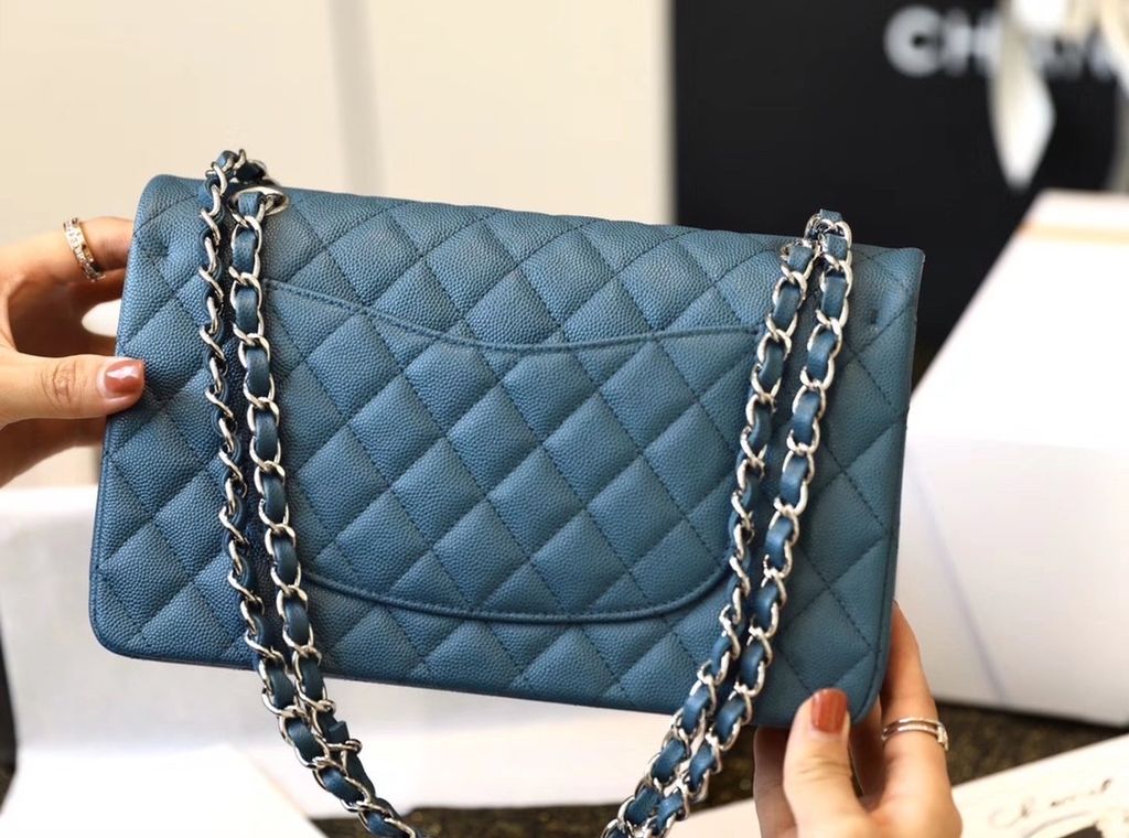 TÚI CHANEL CLASSIC FLAP BAG MEDIUM SIZE 25 SUPER DA NHĂN