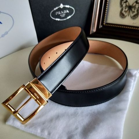 Belt nam prada bản vừa 3,5cm đẹp sang lịch lãm