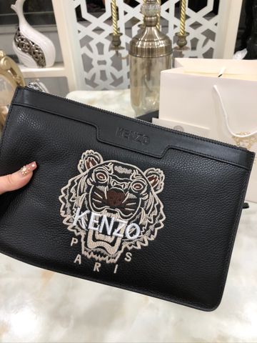 Clutch KENZO nam nữ thêu hổ da mềm đẹp