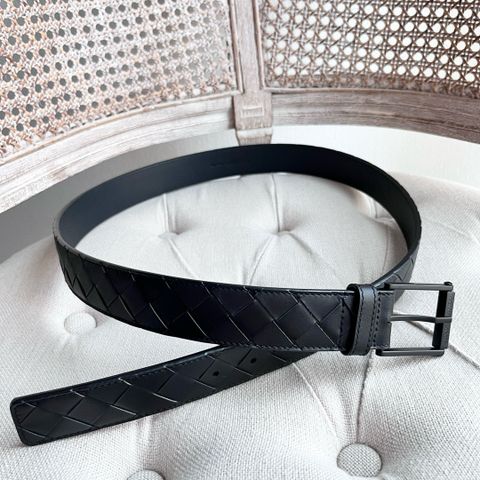 Belt nam BV* bản 3,5cm dây da bò đan đẹp VIP 1:1