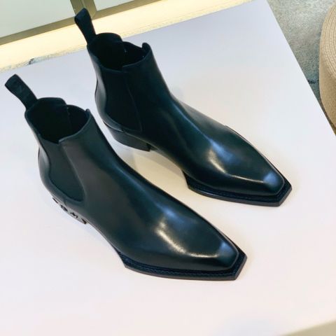 Giày nam cao cổ boot nam da bê lỳ đẹp VIP 1:1