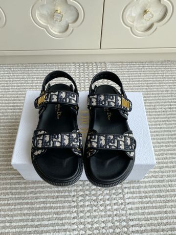 Sandal nữ Di*or*  Dioract – Sandal oblique  3D cá tính