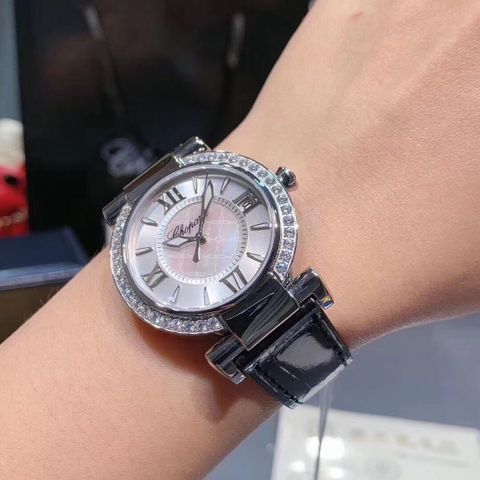 Đồng hồ nữ chopard siêu cấp dây cá sấu case 36mm