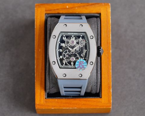 Đồng hồ nam RICHARD* MILLE* máy lộ cơ dây cao su SIÊU CẤP