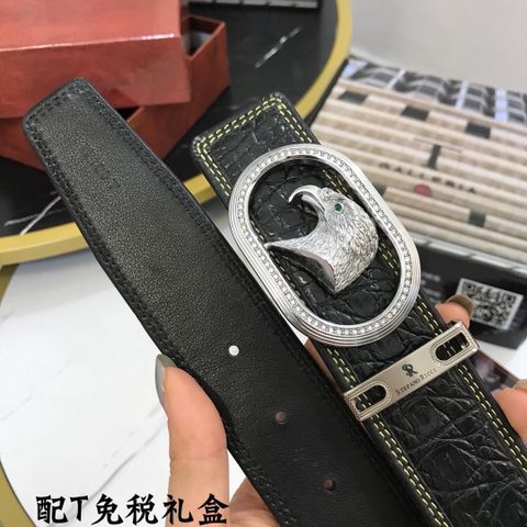 Belt nam Stefan* Ricc* cá sấu mặt si vàng bản 3,8cm hàng SIÊU CẤP chất