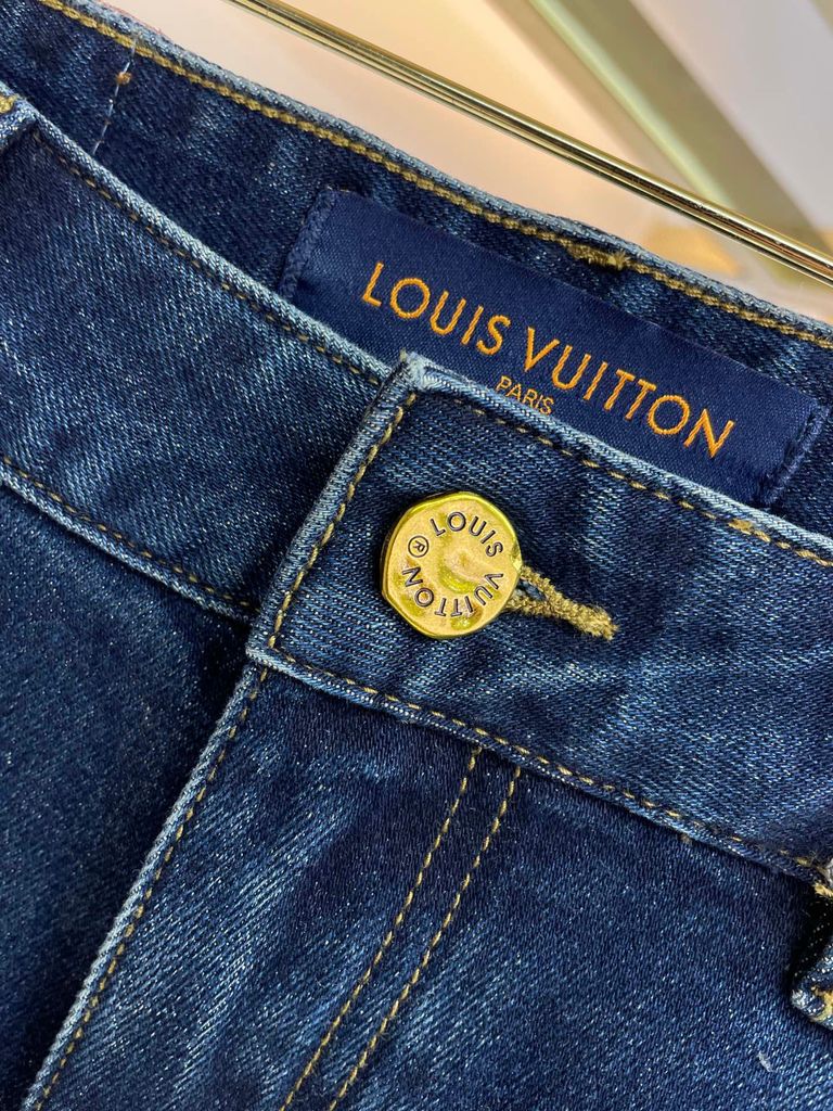 Quần jeans nam LV* SIÊU CẤ 1500k Louis * Deng 2022 thu đông phong